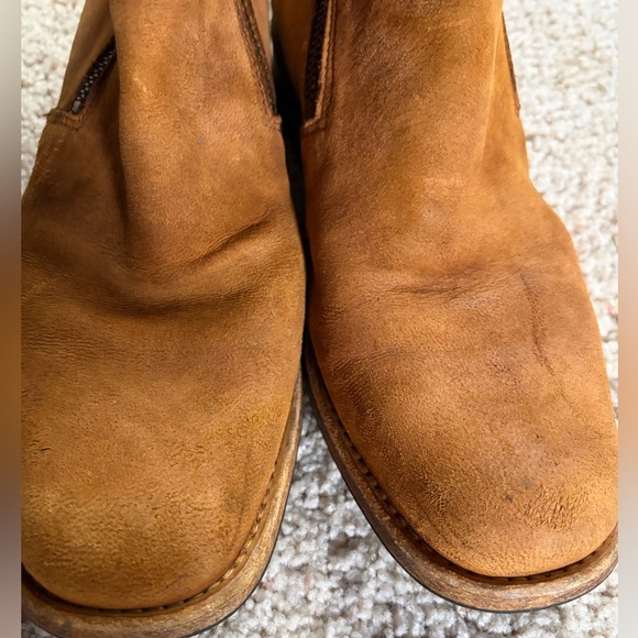 SHOTO rough hewn double zip in cuoio - Picture 3 of 7